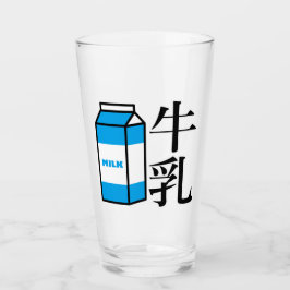 Japanese Kanji Milk Glaskopp