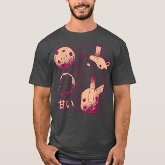 Japanese Kawaii Boba Tea Guinea Pig Donut Cookie G T Shirt