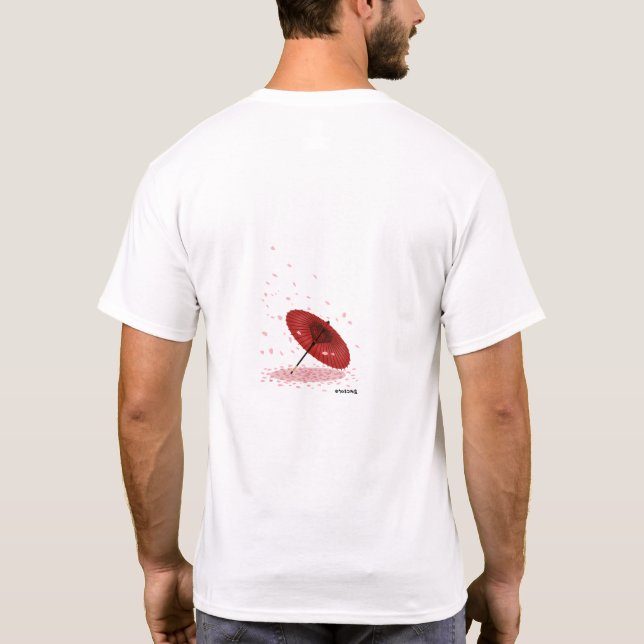 Japanese "Kimono style" design T-shirt (Baksida)