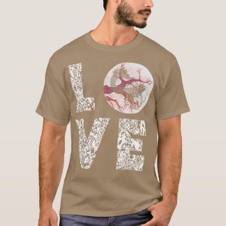Japanese Koi Carp Yin Yang Leopard Love Sakura Tre T Shirt