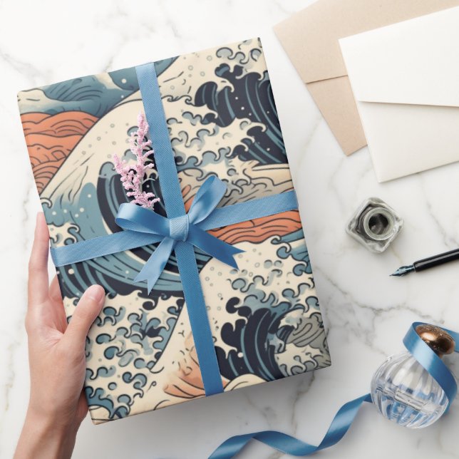 Japanese Koi Fish Sakura Pattern  Presentpapper (Gifting)