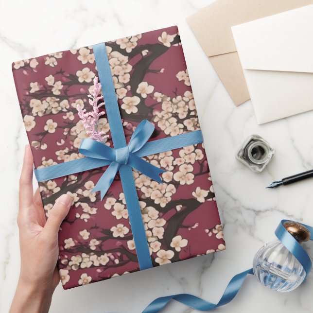 Japanese Koi Fish Sakura Pattern  Presentpapper (Gifting)