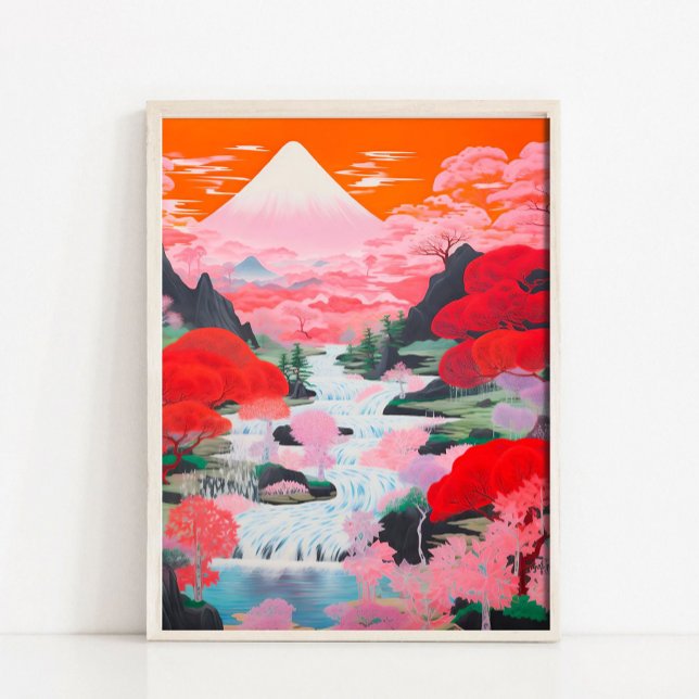 Japanese Landscape Painting, Japanese Wall Art, Co Poster (Skapare uppladdad)