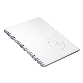 Japanese letter face notebook | へのへのもへじ anteckningsbok