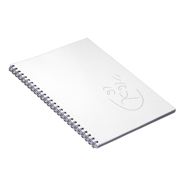 Japanese letter face notebook | へのへのもへじ anteckningsbok (Högra Sidan)