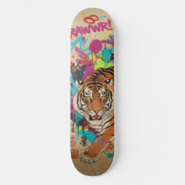 Japanese Manga Style Skateboard Art | Part A