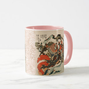 JAPANESE MYTHICAL BIRD WITH HUMAN HEAD Karyōbinga Mugg