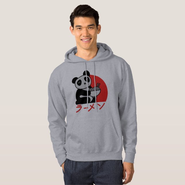 Japanese Panda Hoodie (Hel framsida)