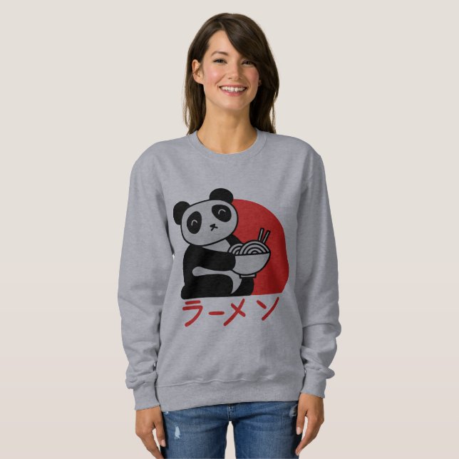 Japanese Panda T Shirt (Hel framsida)