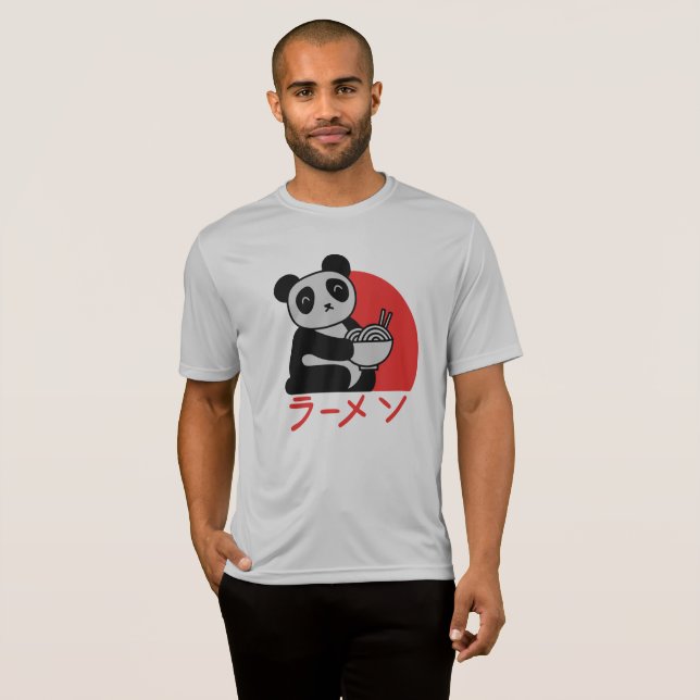 Japanese Panda T Shirt (Hel framsida)