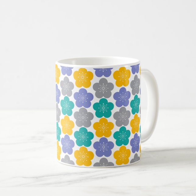 Japanese PlumBlossom　pop Kaffemugg (Framsida höger)
