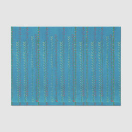 JAPANESE PRINT BLUE TISSUE PAPER