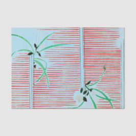 JAPANESE PRINT MÖNSTER TISSUE PAPER IN LIGHT BLUE