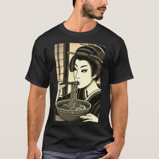 Japanese ramen kimono ukiyoe t shirt