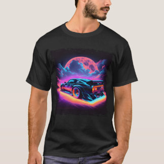 Japanese Retro Car Racing Drifting JDMuning vintag T Shirt