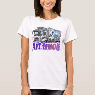 Japanese Sakura Wave Art Truck "DEKOTORA" T Shirt