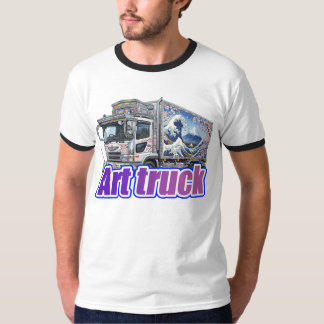 Japanese Sakura Wave Art Truck "DEKOTORA" T Shirt