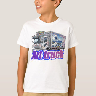 Japanese Sakura Wave Art Truck "DEKOTORA" T Shirt
