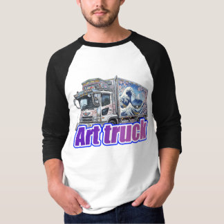 Japanese Sakura Wave Art Truck "DEKOTORA" T Shirt