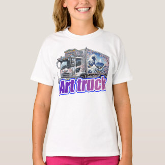 Japanese Sakura Wave Art Truck "DEKOTORA" T Shirt