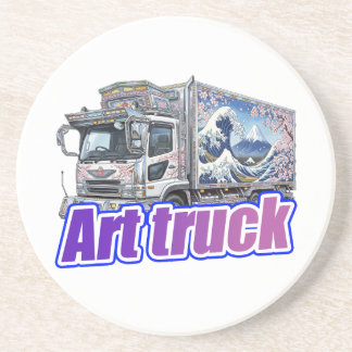 Japanese Sakura Wave Art Truck "DEKOTORA" Underlägg