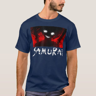 japanese samurai guy anime stil art ninja samurai t shirt