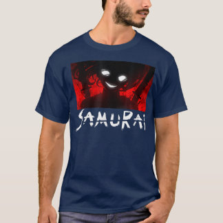 japanese samurai guy anime stil art ninja samurai t shirt