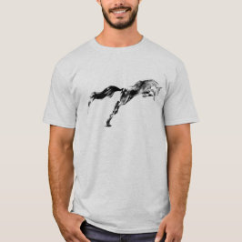 Japanese samurai horse art equestrian sumi tröja