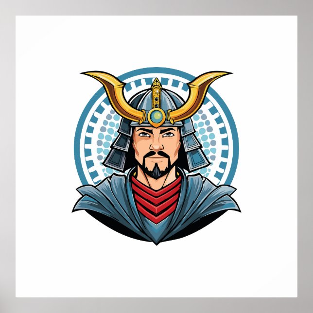 Japanese samurai poster (Framsidan)