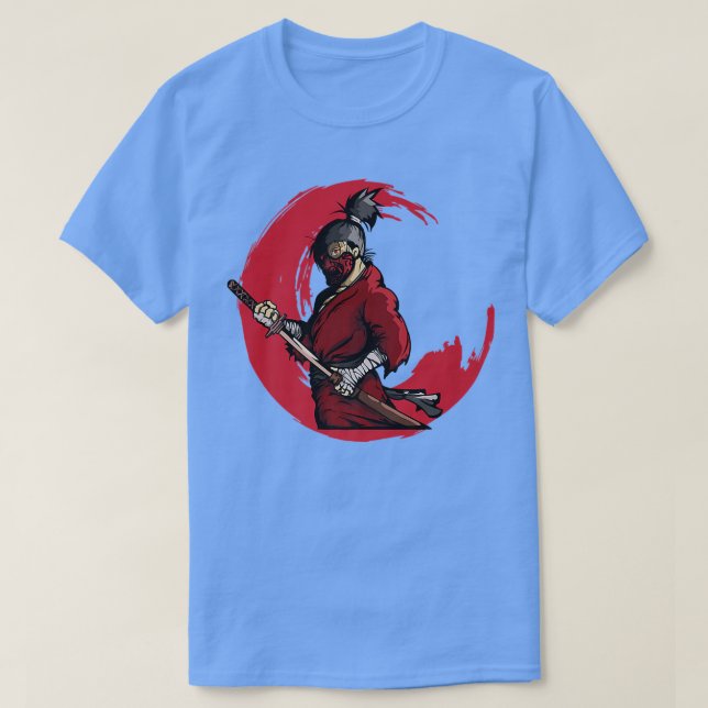 Japanese Samurai Warrior Gift Premium T-Shirt Copy (Design framsida)