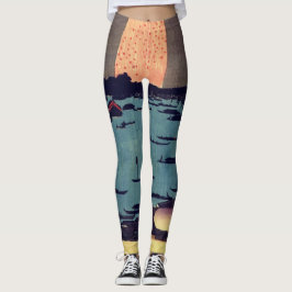 JAPANESE SKRIV ut Leggings