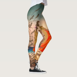 JAPANESE SKRIV ut Leggings