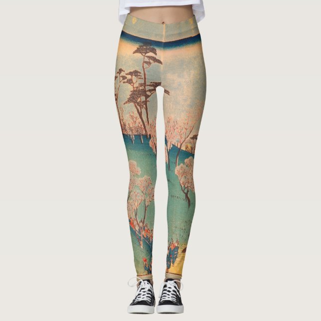 JAPANESE SKRIV ut Leggings (Framsida)