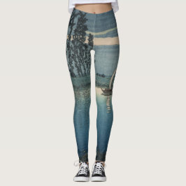 JAPANESE SKRIV ut Leggings