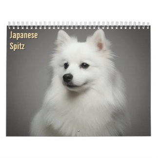 Japanese Spitz 2027 Väggkalender Kalender