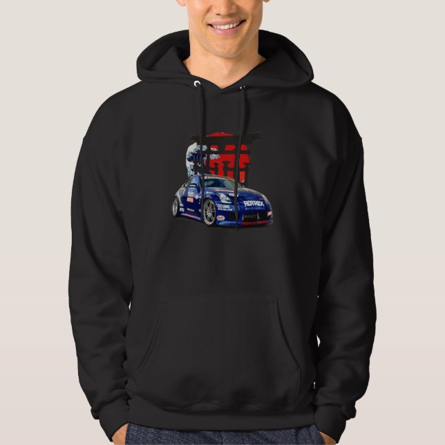 Japanese sportscar tee Perfect for drift car enthu Hoodie (Framsida)
