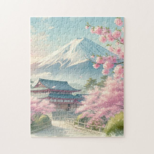 Japanese Spring – Cherry Blossoms Puzzle Pussel (Vertikal)