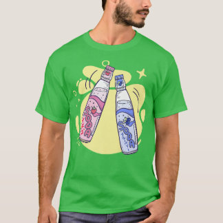 Japanese Strawberry Blueberry Soda Japan Kawaii  T Shirt