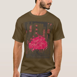 Japanese Style Cherry Blossom Sakura Japan  T Shirt