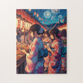 Japanese Summer Festival – Fireworks Puzzle Pussel