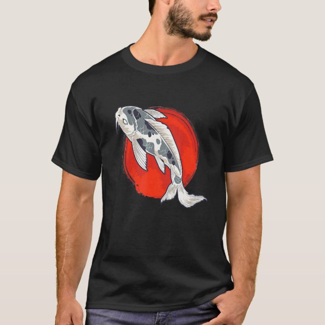 Japanese Tattoo Dragon Koi Carp Japan Fish Urban A T Shirt (Framsida)