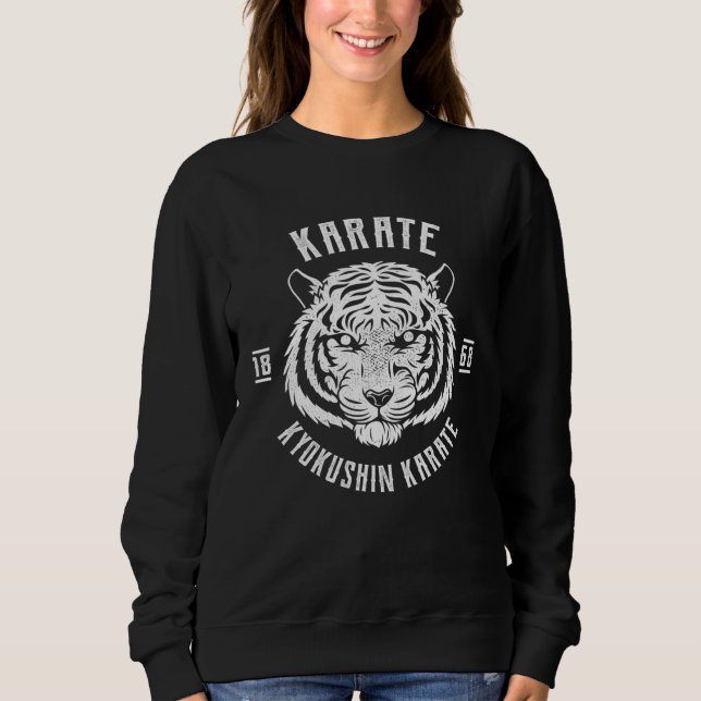 Japanese Tiger  Karate T Shirt (Framsida)