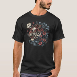 Japanese Tiger Spirit – Power and Elegance T Shirt