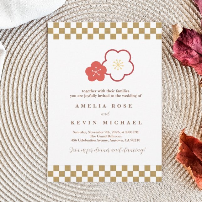 Japanese Touch Bridal Inbjudningar (Skapare uppladdad)