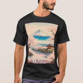 Japanese Traditional Fujiyama Ukiyo-e　日本　富士山　 T Shirt
