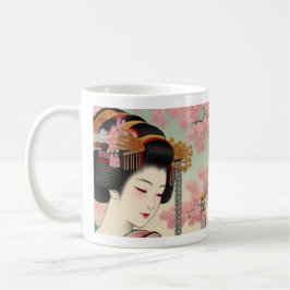 Japanese Traditional Maiko Sakura  Kaffemugg