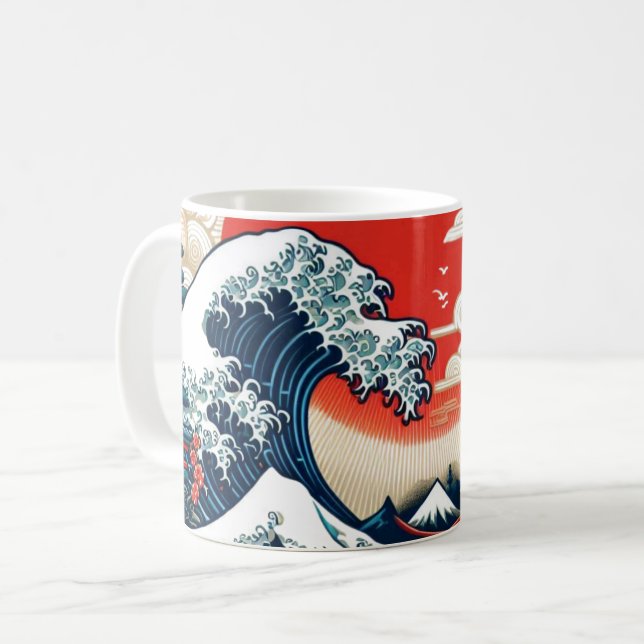 Japanese　Traditional　Vintage　 Kaffemugg (Framsida vänster)