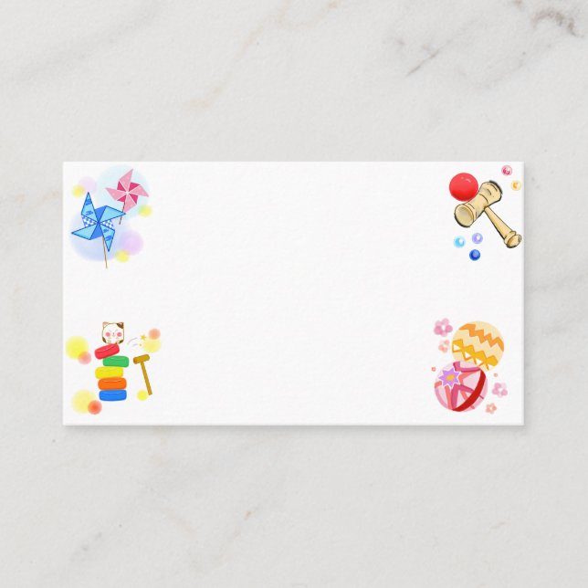 Japanese　Traditional　Vintage Visitkort (Framsida)