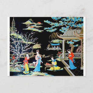JAPANESE VINTAGE ART VYKORT