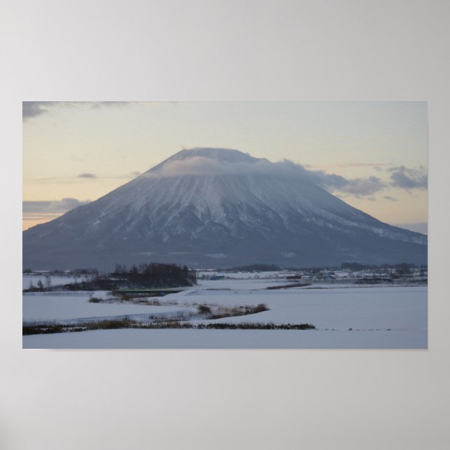 Japanese Volcano Poster (Framsidan)